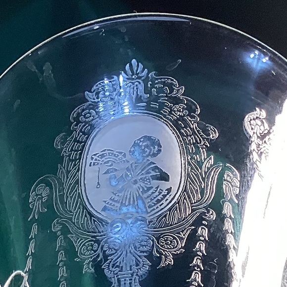 5 - Ice Tea Glasses Minuet by Heisey - Picture 7 of 8